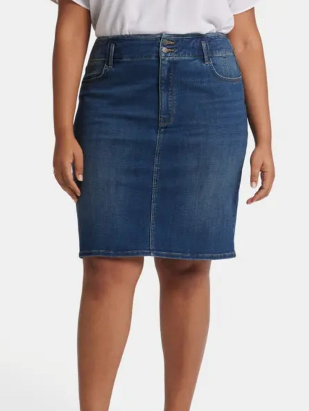 Lee Slim Dark Blue Denim Pencil Skirt-Style Jeans